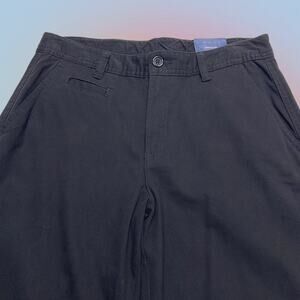 BASIC EDITIONS Women’s Small Black Cotton Pant